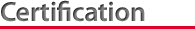 Certification